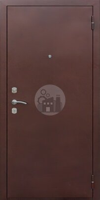 Наружная дверь с терморазрывом (порошковый окрас и МДФ)-ДВ-1055