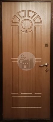 стальная дверь с наружным антивандальным покрытием, внутри мдф - внутренняя часть двери ДВ-1376
