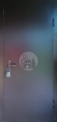антивандальная дверь с терморазрывом без глазка, с внутренней отделкой из мдф-ДВ-1194